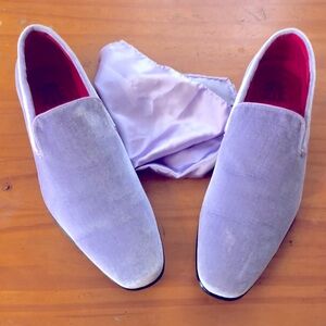 Lavender purple men’s dress shoe. Worn just a few hours. Size 12